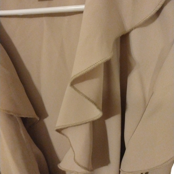 AA Studio Two Toned Wrap Minimalist Business Casual Midi Plus Dress 18 W - Picture 4 of 10